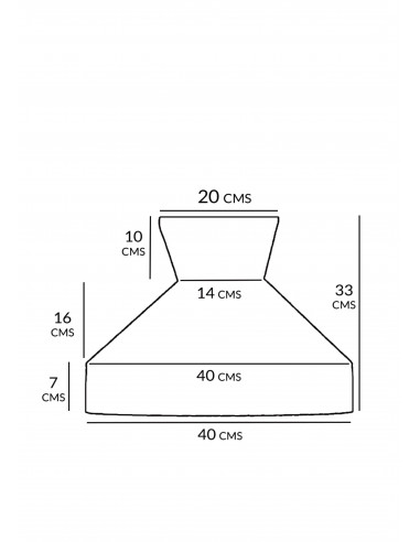 Colgante Cannes Ratán