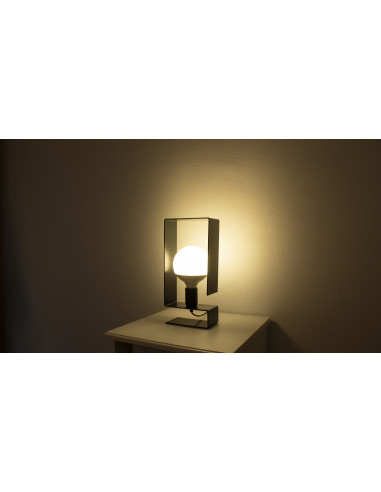 Sobremesa Ares Negro Bulb