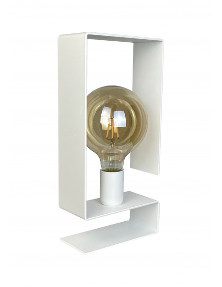 Sobremesa Ares Blanco Bulb