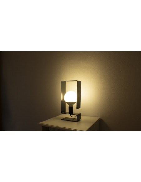 Sobremesa Ares Marrón Bulb