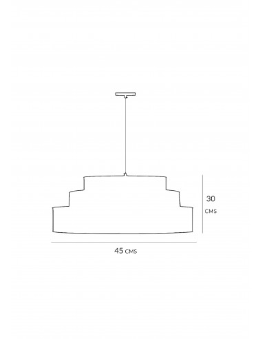 Colgante Elena Rafia