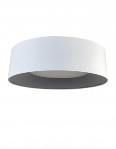 Plafón Orus Blanco Plata