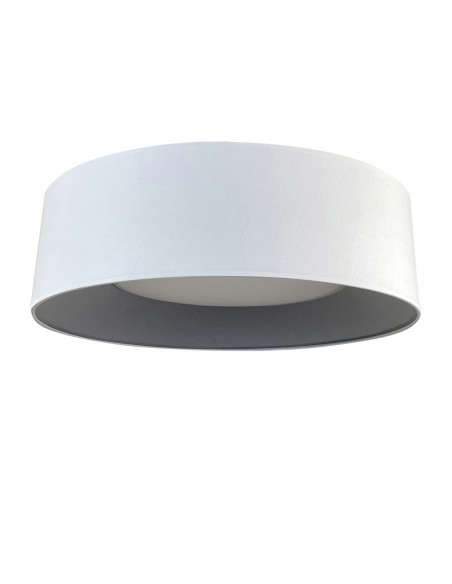 Plafón Orus Blanco Plata