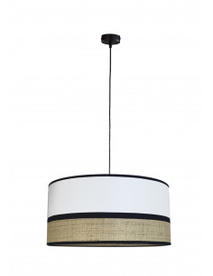 Colgante Isis Rafia Blanco...