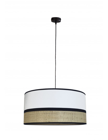 Colgante Isis Rafia Blanco Rafia 40cm