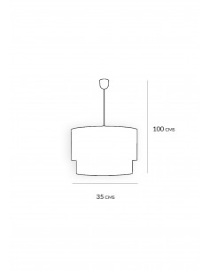 Colgante Smart Verde Blanco 2