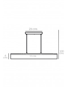 Lámpara Palermo 3 bombilla... 2