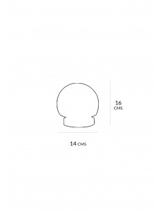 Aplique Bola Achatada 2