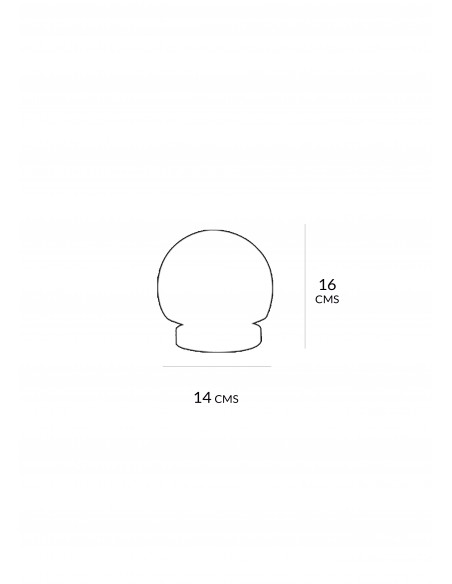 Aplique Bola Achatada