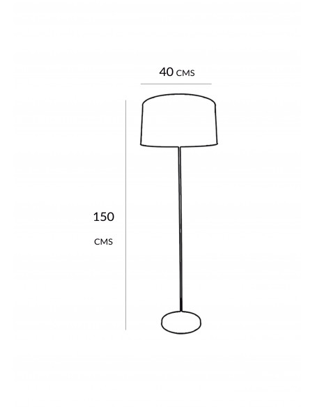 Pie de Salón Pandora Oro