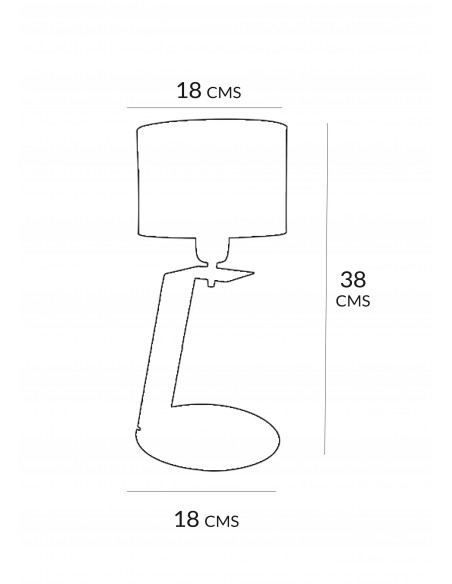 Sobremesa Tamira blanco