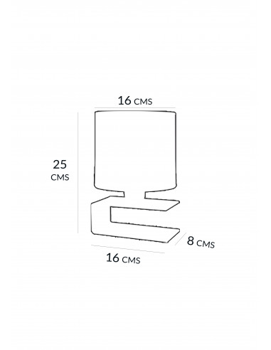 Sobremesa Praga Marrón