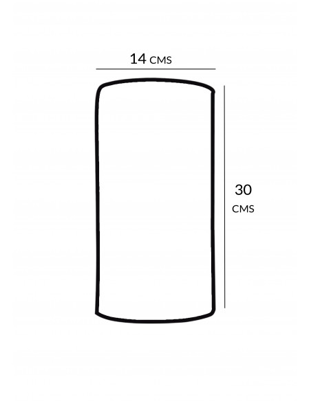 Sobremesa Marte Rattán Blanco 14cms