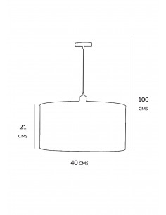 Colgante Thelma Plata Cromo 2