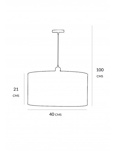 Colgante Thelma Plata Cromo