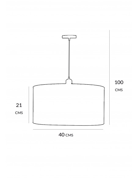 Colgante Thelma Plata Cromo