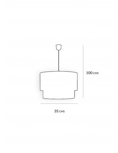 Colgante Smart Negro Blanco