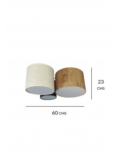 Plafon Hades 3 luces