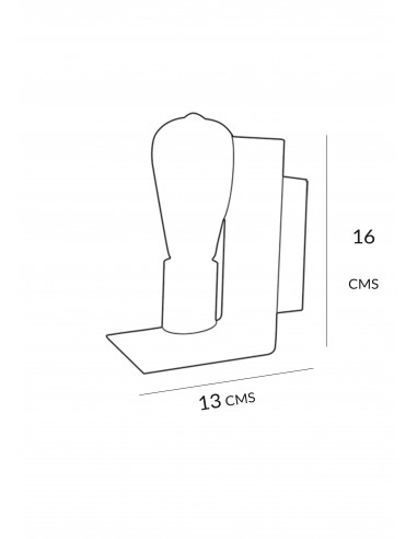Aplique Ares 1*E-27 Marrón