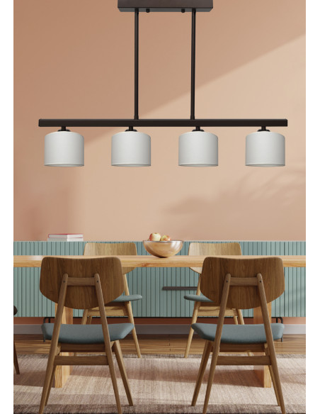 Lampara lineal Rustic 4 l