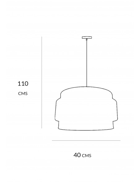 Lampara Colgante Triple Marga