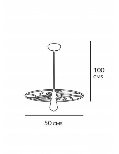 Colgante Rayos Vintage