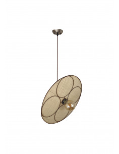 Colgante Rayos Vintage Rafia