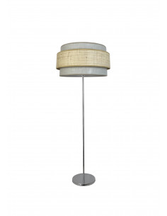 Pie de salon cromo pantalla...