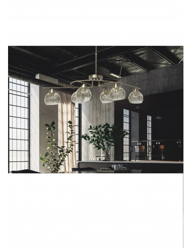 Semiplafon Gala Cuero 4L