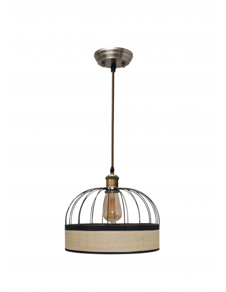 Colgante Victoria rafia