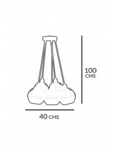 Colgante Victoria racimos 5... 2