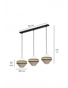 Regleta Sauce 3 luces 2