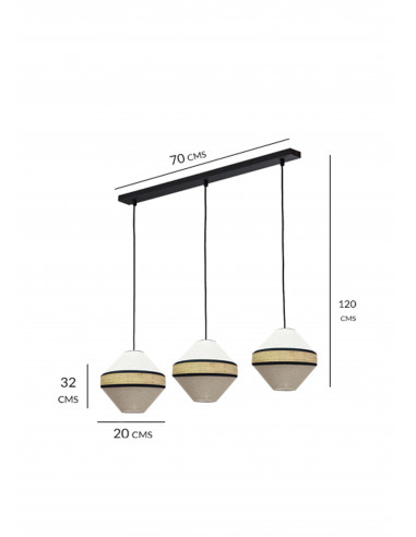 Regleta Sauce 3 luces
