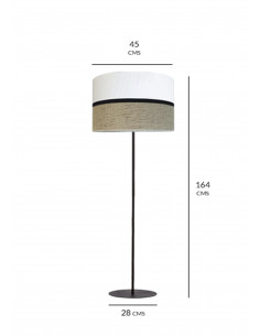 Pie de Salón Isis saco bicolor 2