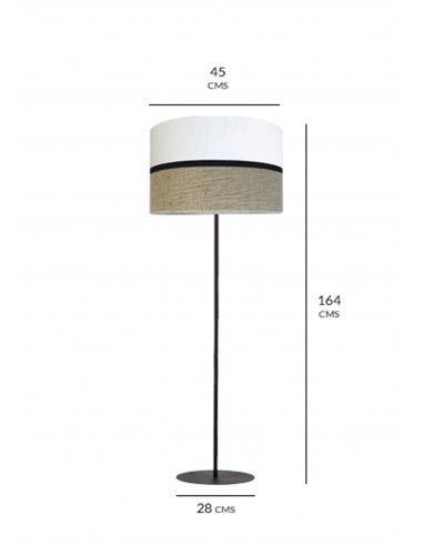 Pie de Salón Isis saco bicolor