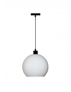 Colgante 3/4 Bola Blanca negro