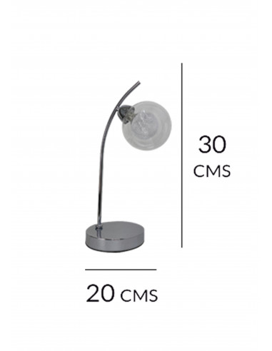 Sobremesa Sidney cromo