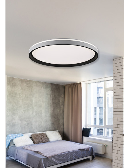 Plafón Dallas redondo Dorado