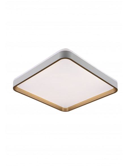 Plafón Dallas cuadrado blanco