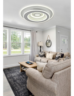 Plafón Roma madera oscura 2