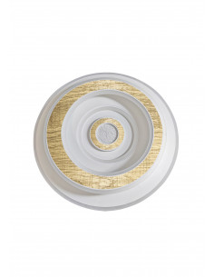 Plafón Roma madera blanca 2