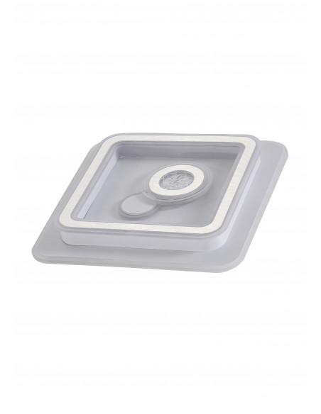 Plafón Lucia cuadrado madera gris