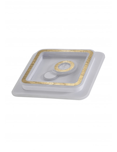 Plafón Lucia cuadrado madera natural