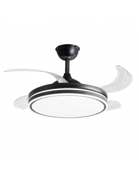 Ventilador retráctil Vera Negro