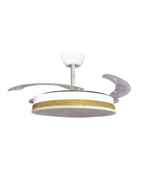 Ventilador retráctil Vera Thelma Oro