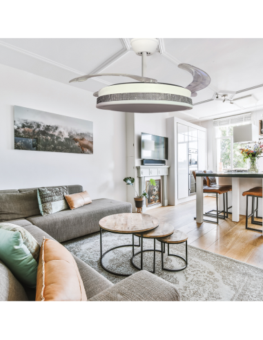 Ventilador retráctil Vera blanco...