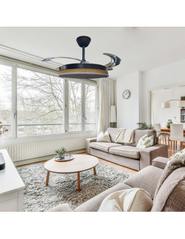 Ventilador retráctil Vera Negro...