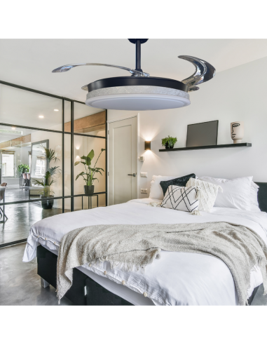 Ventilador retráctil Vera Negro...