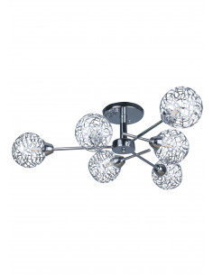 Lámpara Nevada 6L Cromo G-9